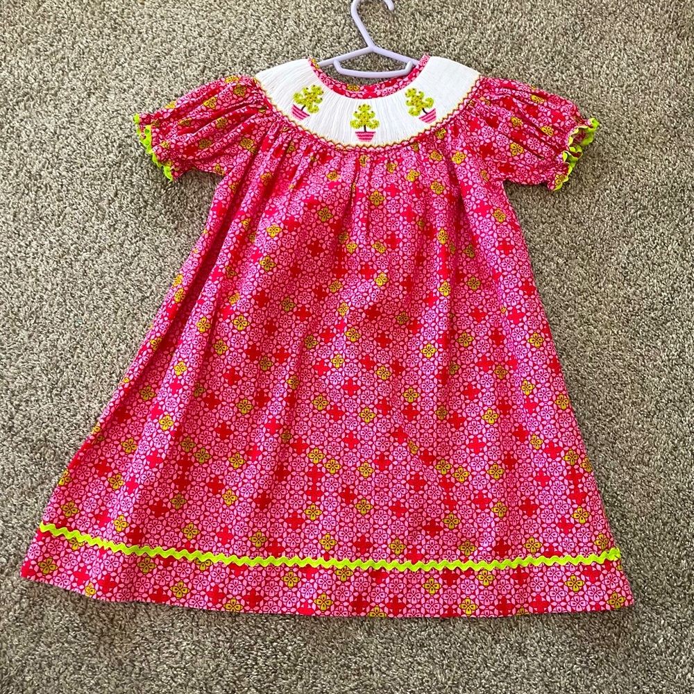 Smocked Christmas Dress